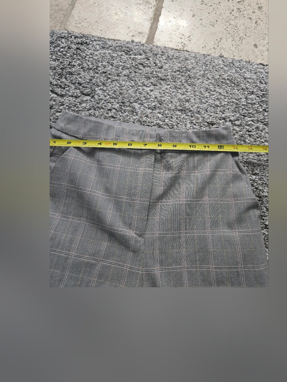 Gray Plaid Dress Pants - Picture 9 of 15